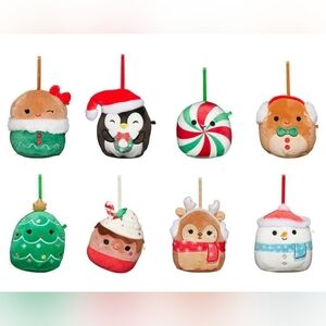 🎄 4 Inch Squishmallow Ornament Set